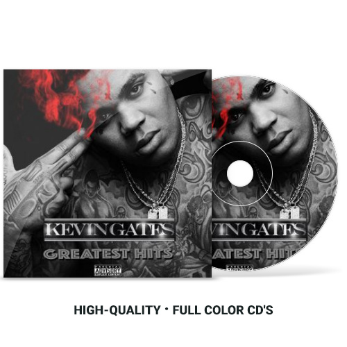 (5 CD) Greatest Hits Kevin Gates DJ Ron Viper Mixtape